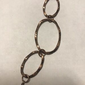 🔥3/$15🔥 Claire’s Hammered Bronze Copper Necklace‎